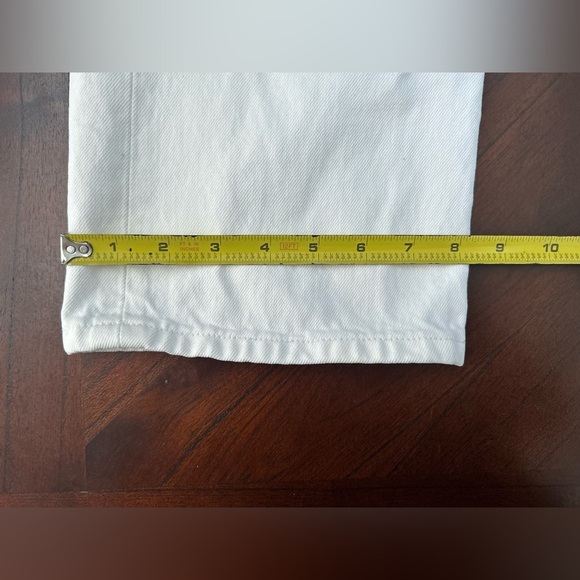 Levi's 501 Men's Straight White Jeans size w32 L30 - Picture 5 of 11